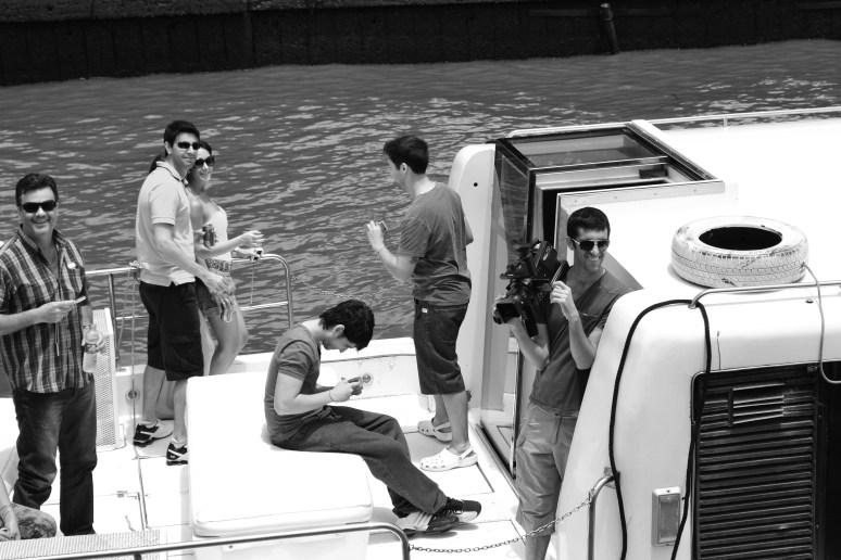 Filming on Rio Lujan