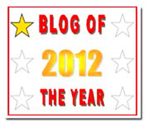 Blog of the year award