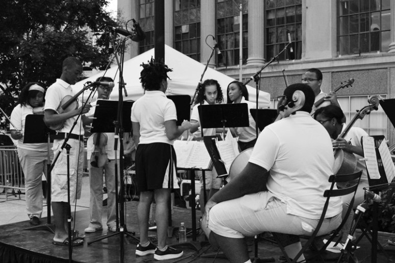 Young musicians in Detroit